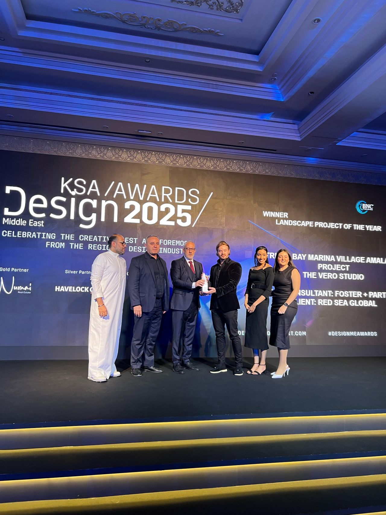 AMAALA Triple Bay Marina Village wins Landscape Project of the Year